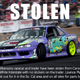 Illustration for article titled Formula D Drifter’s Car Stolen Just Before Christmas